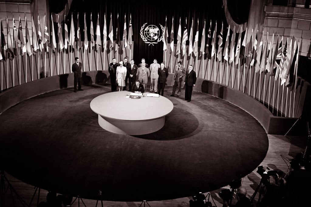 The United Nations is Chartered