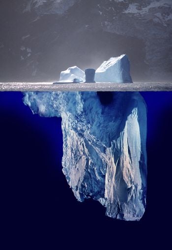 El iceberg peligroso