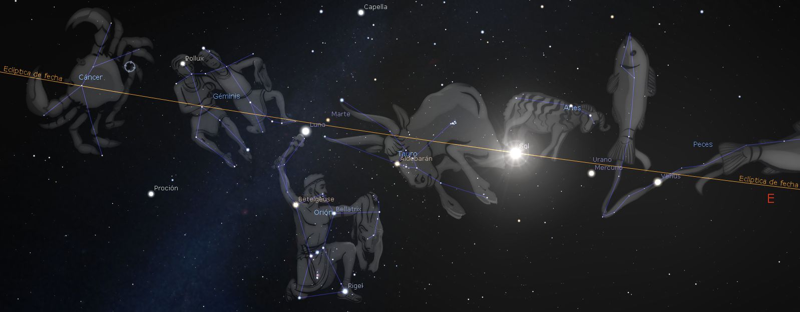 Orión y el misterio de las siete estrellas