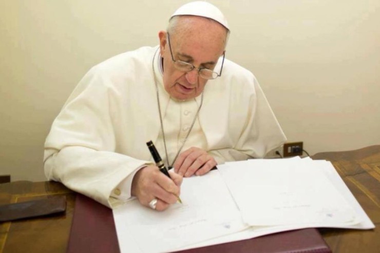 El Papa Francisco se ve obligado a escribir su carta para el día de la Plaga.