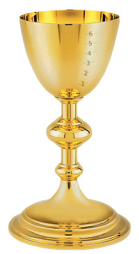 The graduated chalice of God with seven levels.