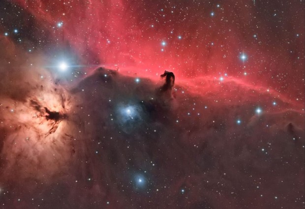 The Horsehead Nebula at 1600 light-years.